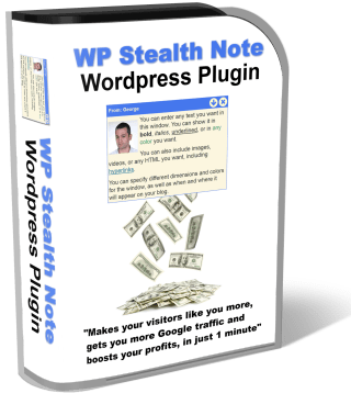 WP Stealth Note WordPress Plugin