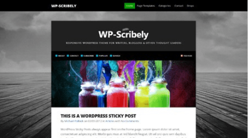 WP- Scribely WordPress Theme